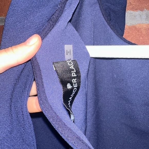 POMANDER PLACE TUCKERNUCK Navy Daphne Dress - Picture 7 of 11